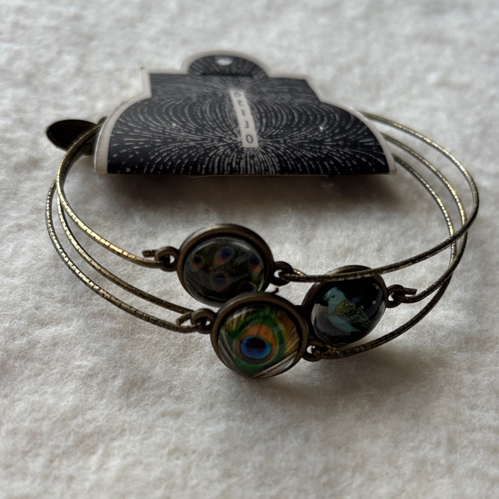 NWT Chic Gold and Green Bracelet by DEIJO